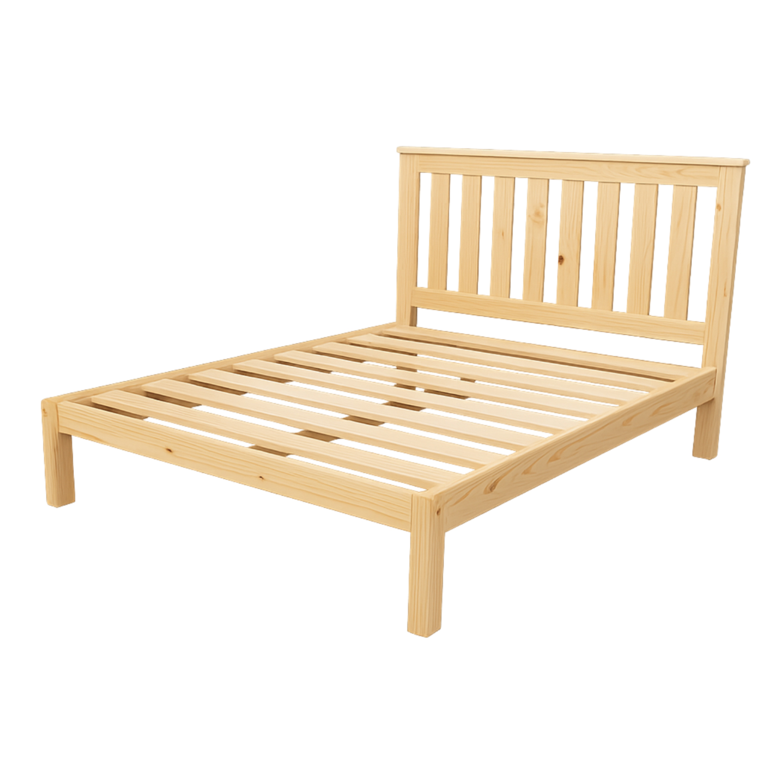 Beach Bed – Pine Divan with Detachable Headboard