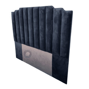 black velvet headboard