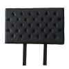 diamond button style headboard black pu leather from Dream Beds and Home Cape Town