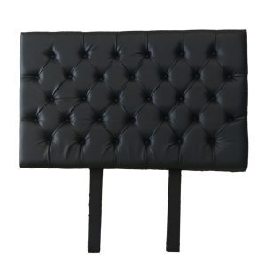 diamond button style headboard black pu leather from Dream Beds and Home Cape Town