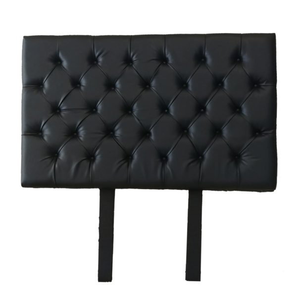 diamond button style headboard black pu leather from Dream Beds and Home Cape Town