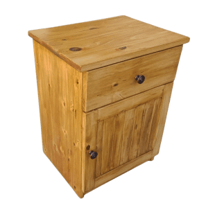 Door and Drawer Wooden Pedastal Dream Beds