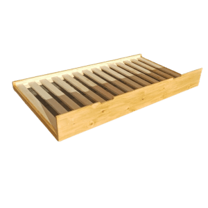 Light oak underbed on wheels Dream bed