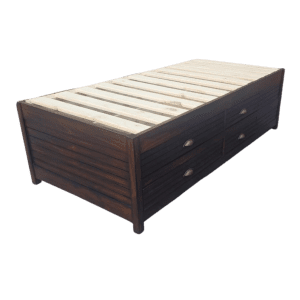 twin drawer storage bed