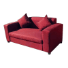 red 2 seater couch
