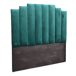 Upholstered headboard green