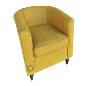 tub chair yellow