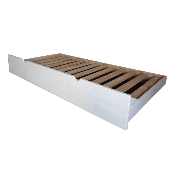 wooden pull out bed on wheels