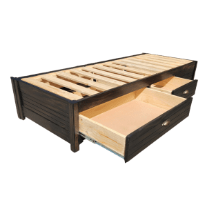 Single or three quarter bed with drawers