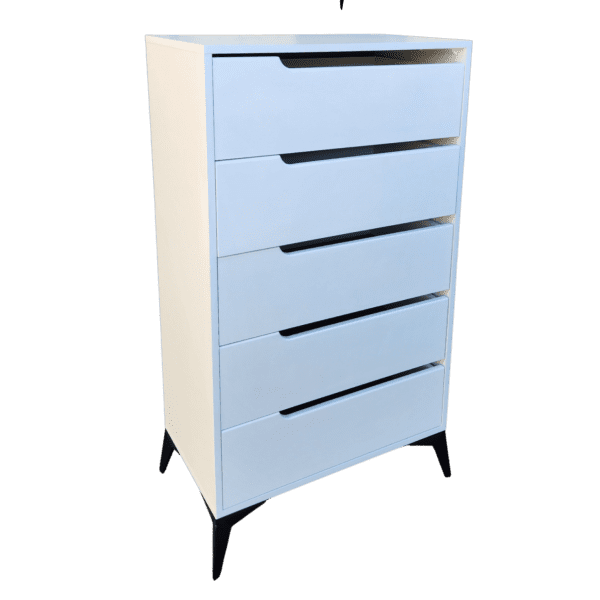 Scandi Slim 5-Drawer Chest - Dream Beds & Home