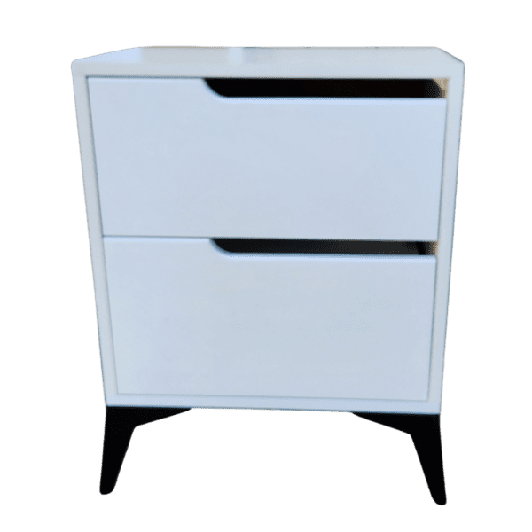 scandi slim 2 drawer bed side table - Dream Beds & Home