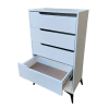 Scandi Slim 5-Drawer Chest