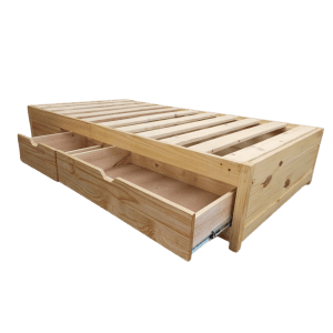 Clear Storage Base with Drawers