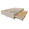 wooden Storage Bed Base with Drawers