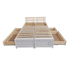 wooden Storage Bed Base with Drawers