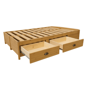 light oak Storage Base with Drawers