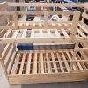 Pine Single Double Bunk Bed with underbed on wheels :: Bargain Bin
