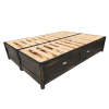 wooden Storage Bed Base with Drawers