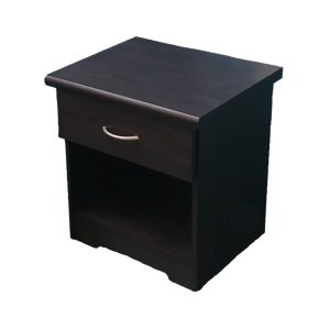 Pedestal Side Table Wenge - Dream Beds and Home